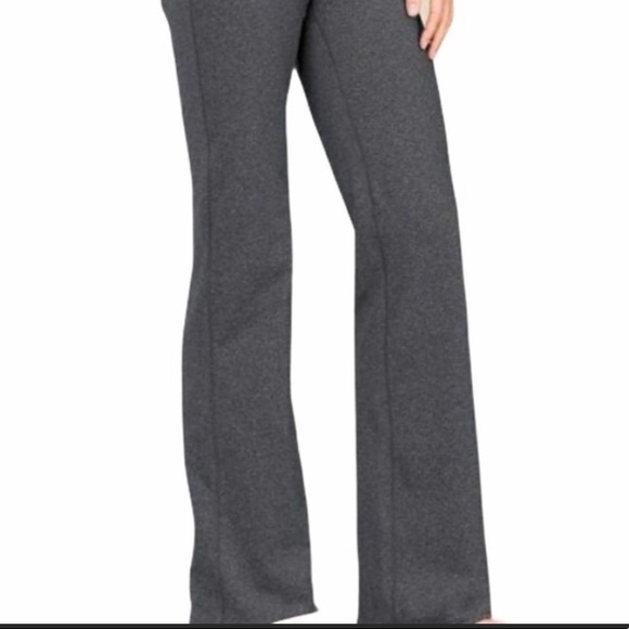 Athleta Gray Heathered wide leg cargo pant Small - Picture 9 of 9